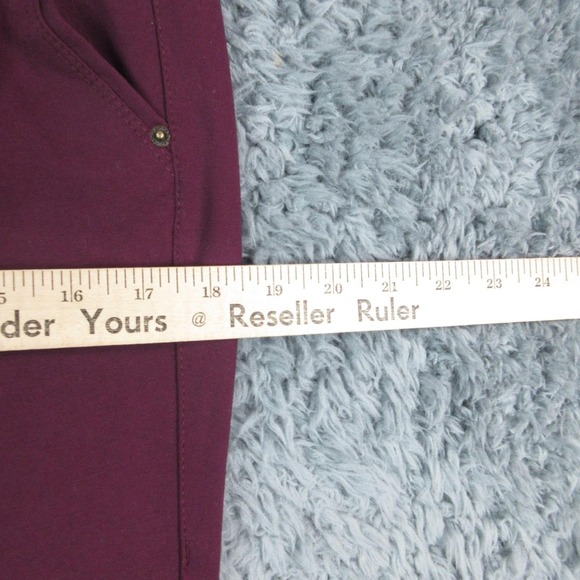 One 5 One Pants Womens 12 Purple Premier Ponte Dress Trouser 33x27.5* NWT - Picture 5 of 16